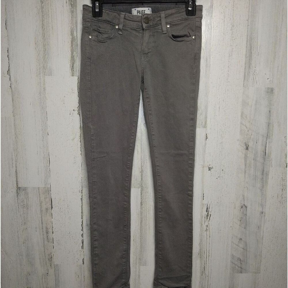 Paige Skyline Skinny Size 24 Gray